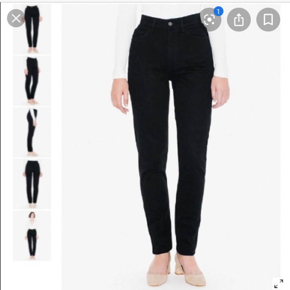 🍄American Apparel High waisted jeans🍄